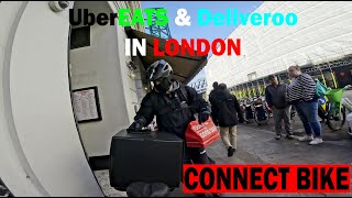 UberEATS & Deliveroo POV London Food Delivery with Connect Bike (Gig Economy Test Ride) S7E1