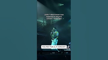 Big fan JT, but this drama is hilarious😂 #comedy #justintimberlake #concert  #pov #skit #tiktok