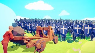 1 CATAPULT vs. 9000 WARRIORS = EPIC! (Totally Accurate Battle Simulator) screenshot 2