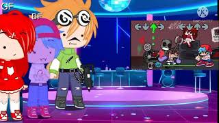 FNF React to VS QT Mod [] Gacha Club