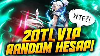 20TL Ultra Vip Random Hesap! | Valorant