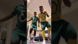 Mfundo Vilakazi Celebrating Afcon Cup