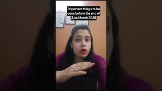 important things to do before the end of 31st March 2026#taxharvesting #caswarnimrai