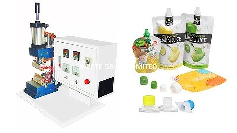 Manual spout sealing  machine