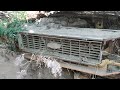 Digging out 1974 chevy trunk buried by a flash flood part 3