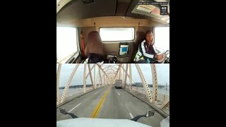 DASHCAM: Semi goes off bridge in Louisville