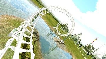 Double Loop Double Corkscrew Coaster POV - No Limit Coaster 2