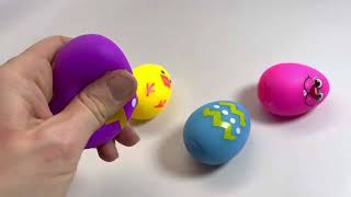 Cute Easter themed Doh stress balls