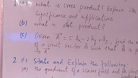 Important Questions of Electromagnetic Fields # 3rd Sem#