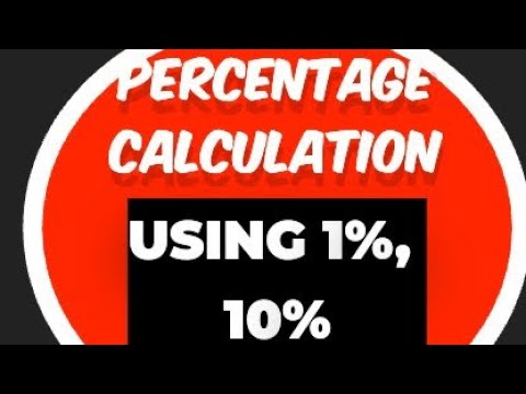 Easy math tricks : PERCENTAGE EASY TRICK #easymaths #mathstricks - YouTube