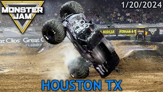 Monster Jam Houston TX  2024, January 20th (Full Show) 4K 60fps