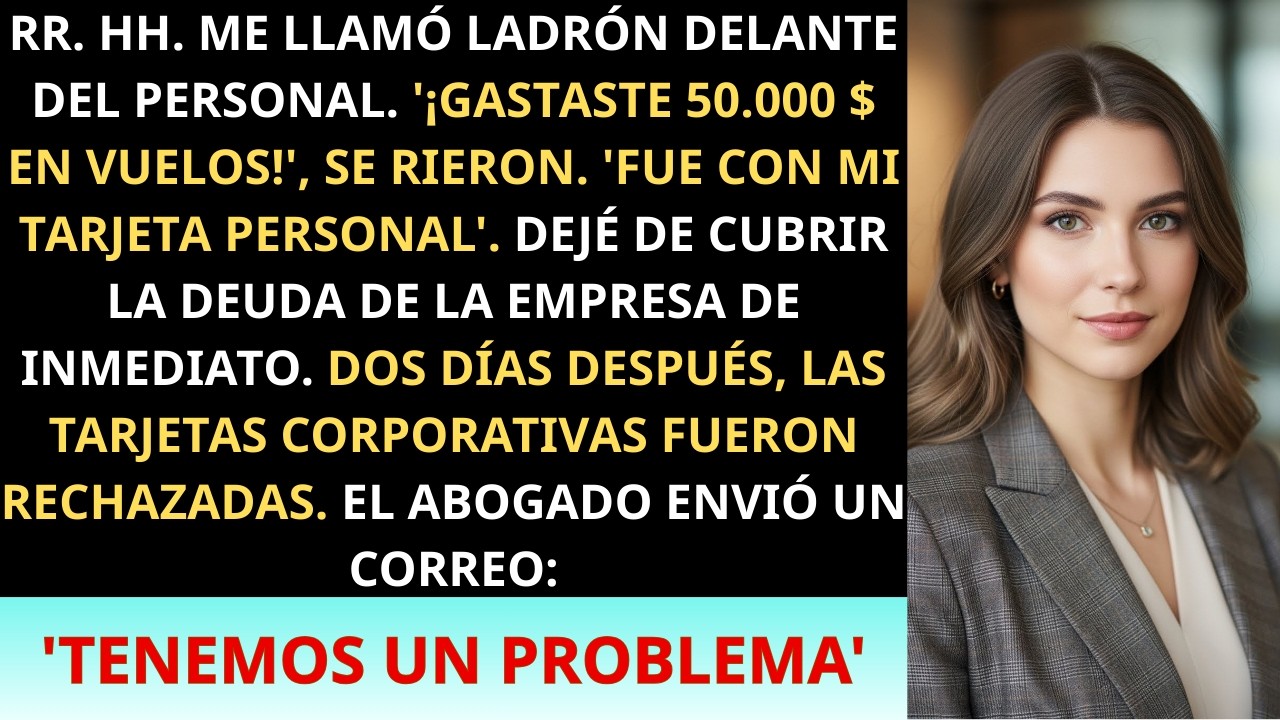 Recursos Humanos me acusó de usar dinero de la empresa para viajar, probé que era mío y todo cambió