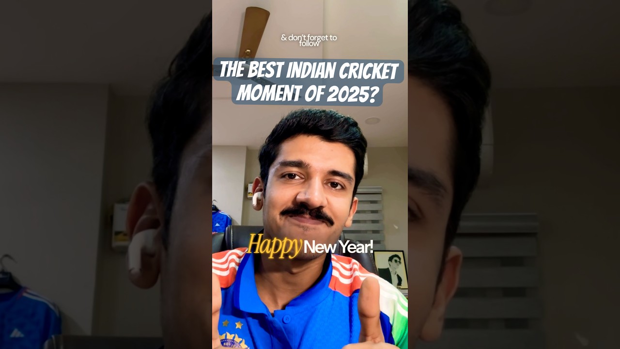 The best Indian Cricket moment of 2025🏏