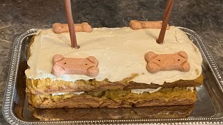 Happy birthday girls!! Dog friendly cake recipe in description…