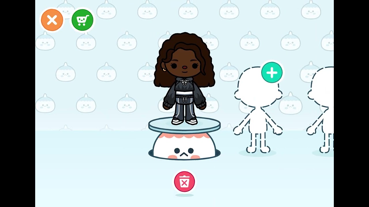 Making  my avatars in toca Boca￼