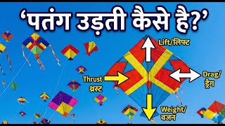 पतंग उड़ती कैसे है? | Kite Flying Science Explained in Hindi