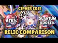 NEW UPDATE! 3.3 - E0S1 CIPHER HYPERCARRY - RELIC COMPARISON - HONKAI: STAR RAIL