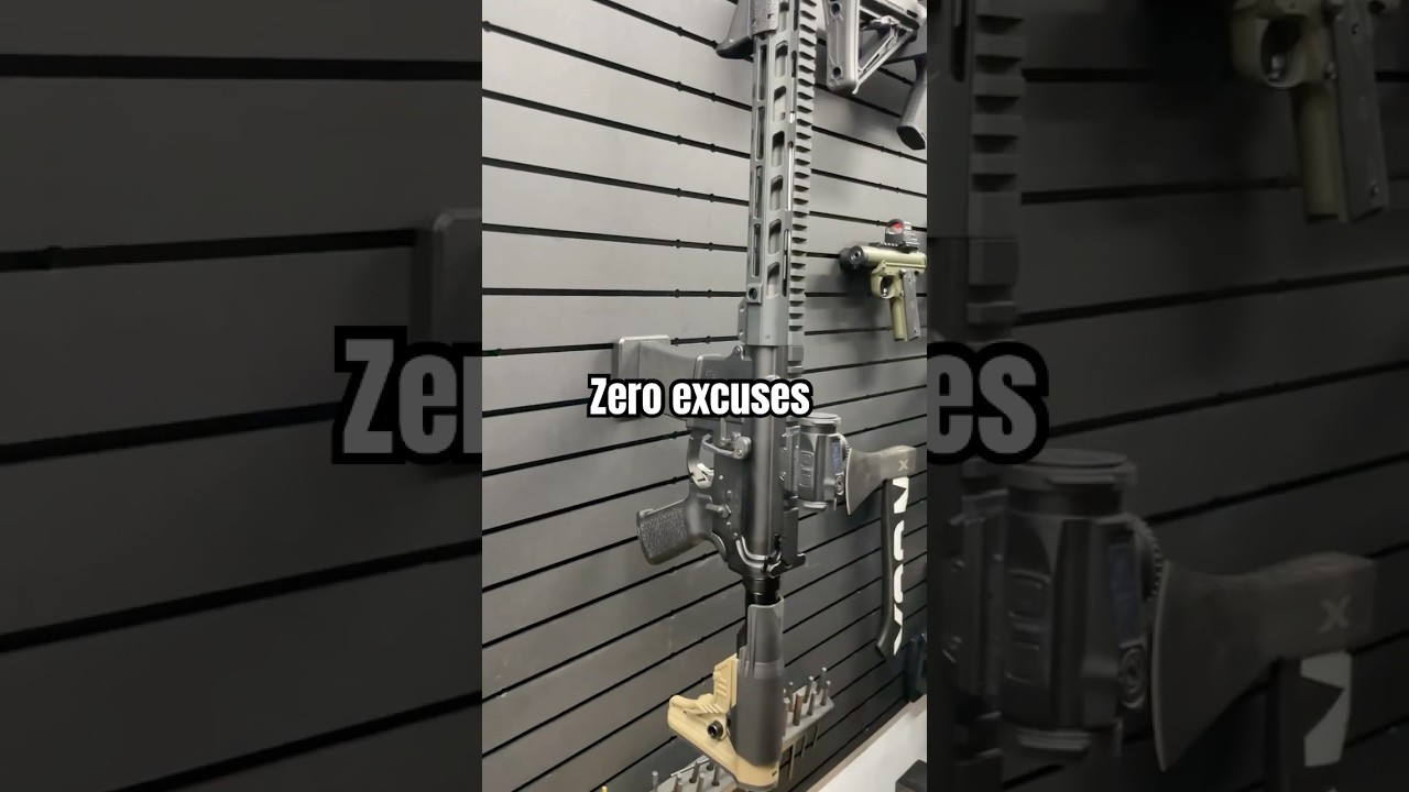 Fresh start, zero excuses. This is the ModWall Vertical Rifle Hanger.