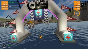 Velocidrone Powerlooping Track