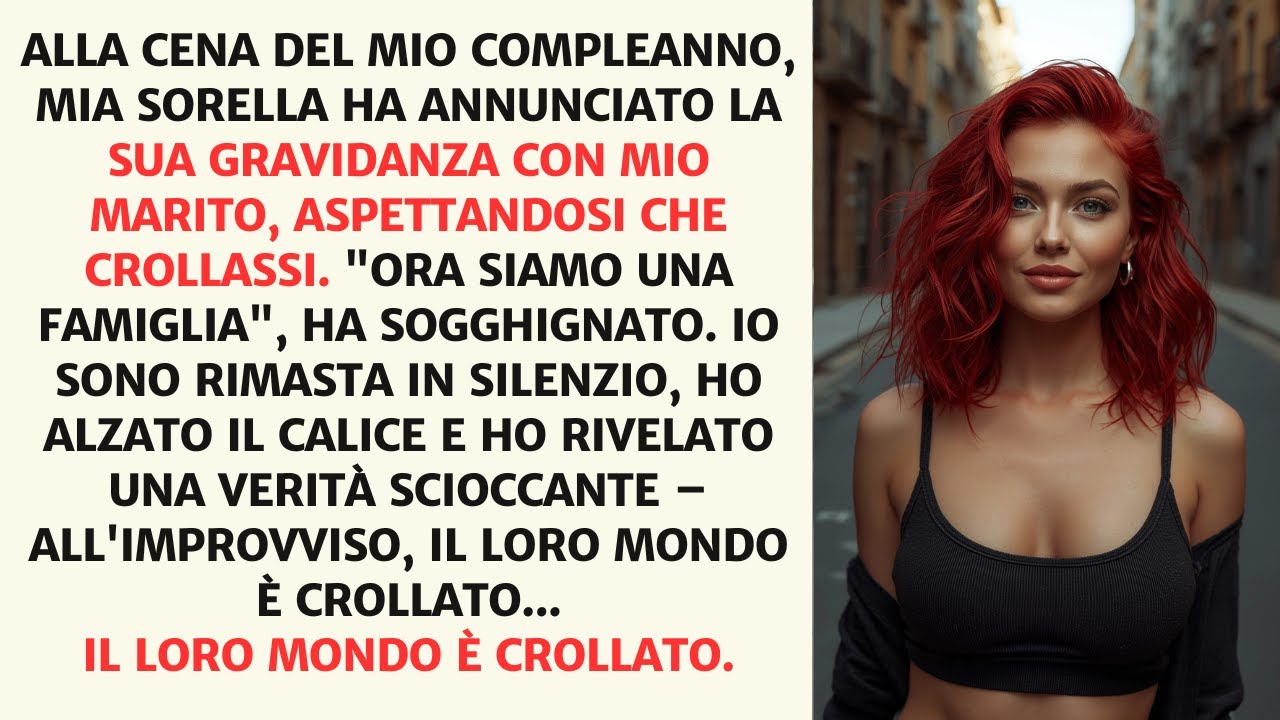 Mia sorella ha annunciato la sua gravidanza con mio marito alla mia cena di compleanno...