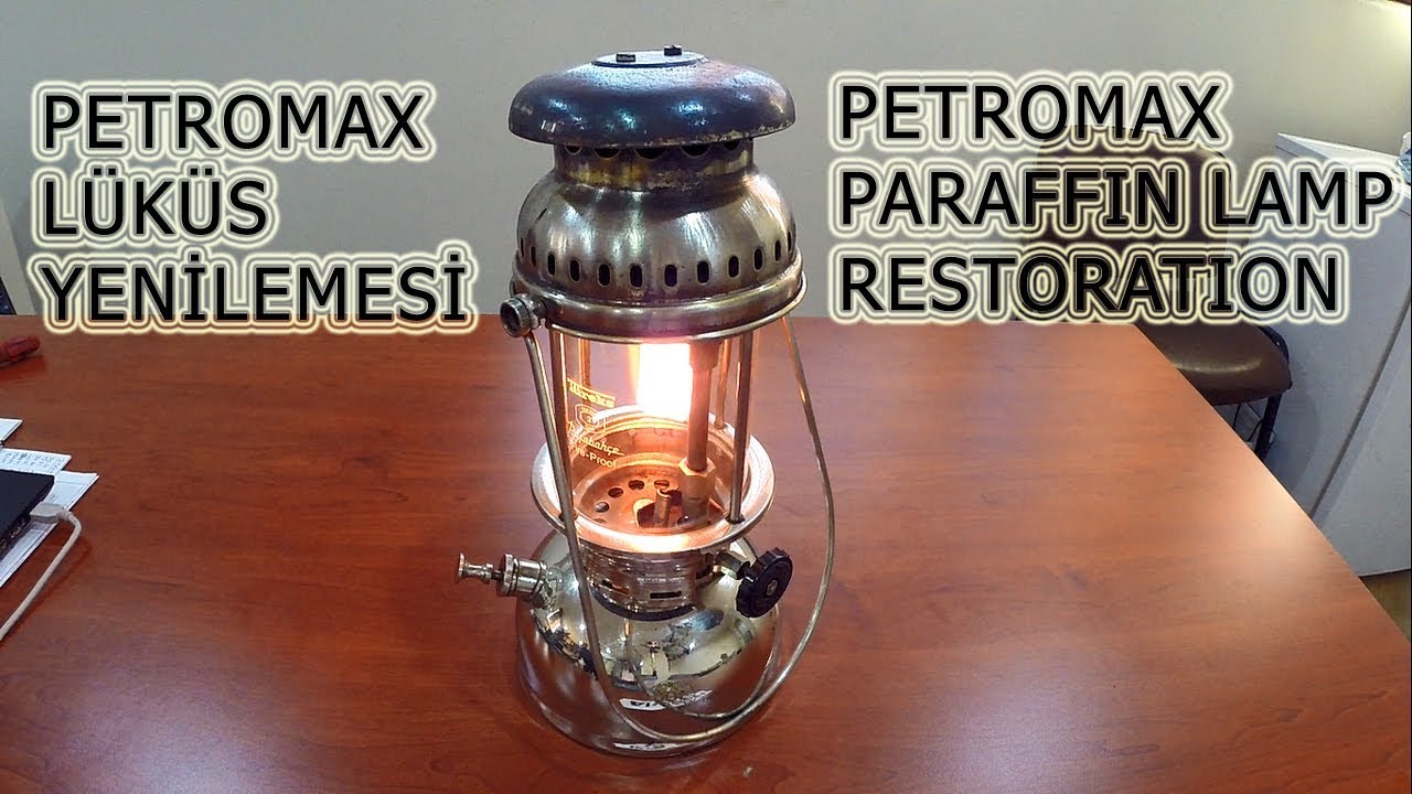 Petromax 821/250 CP lüküs yenilemesi - Petromax 821/250 CP kerosen lamp restoration