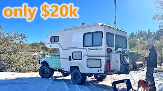 Ultimate 4x4 Truck Camper build for $20,000  Toyota Sunrader Restoration