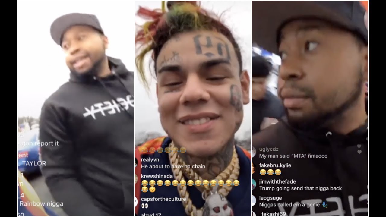 Диджей Академик испугался, прогуливаясь по торговому центру с 6ix9ine без охраны
