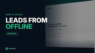 Surveys and QR Codes for Offline Lead Capture