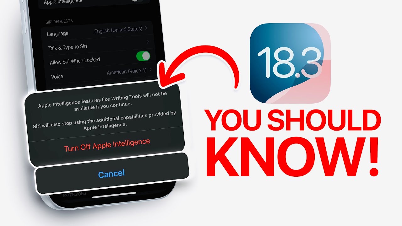 iOS 18.3 - What You NEED To Know Before You Update! - YouTube