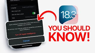 iOS 18.3 - What You NEED To Know Before You Update!