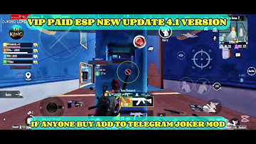 Pubg Mobile Hack 4.1 (New Version Esp Hack Mod) | Pubg Gl & Kr Hack Pubg 4.0 Hack Update 4.1 Hack