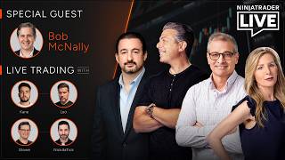 NinjaTrader Live | Futures Trading + Analysis | Bob McNally, Kane + Leo, Nick + Stowe (7/1/26)
