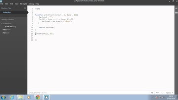 Php tutorial - Returning Values From a function