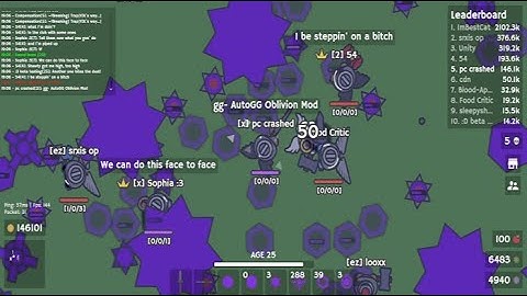 Oblivion Mod UPDATE: Better Anti-Clown, Perfect Insta, Updated Auto-Push (MooMoo.io Best Hacks)