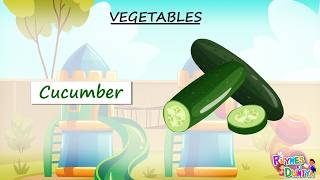 VEGETABLES NAMES in English For Kids | First Words for Babies | Learning Videos for Toddlers | KIDS