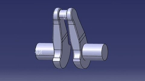 CATIA V5 - Time Lapse Crankshaft Design