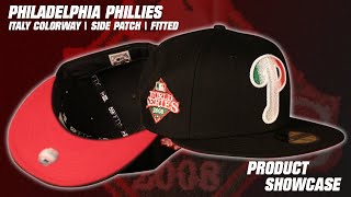 Phillies Italian Colorway Red Bottom Fitted | Phillies Italy Flag Colorway Side Patch Red Underbrim