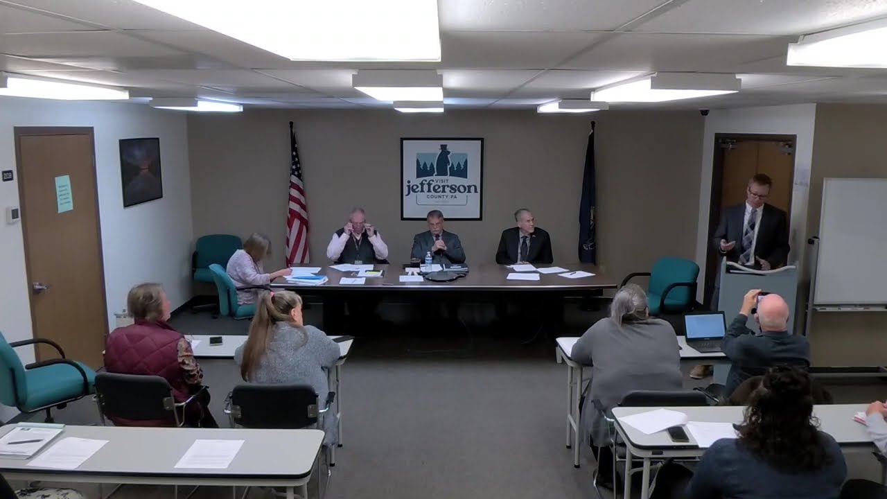 Jefferson County PA Commissioners’ Meeting 10-28-2025