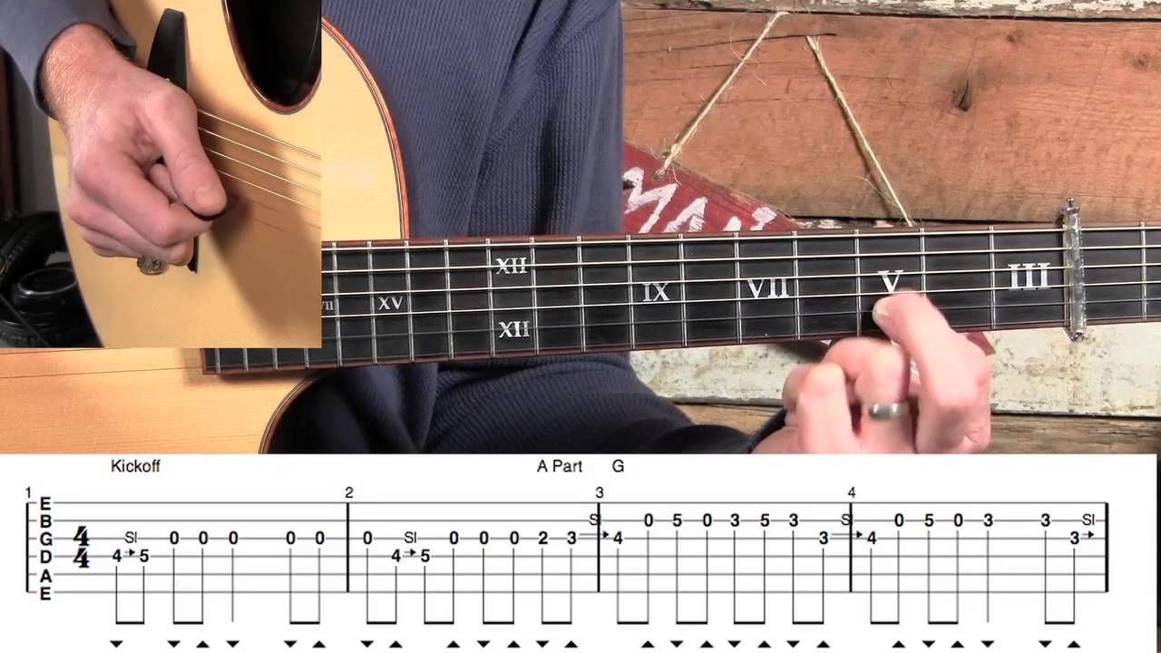 How to Play Black Mountain Rag- Online Guitar Lesson in A!