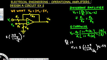 Electrical Engineering : Operational Amp - Design a Circuit: Example 2