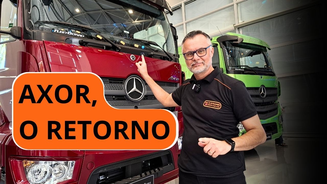 A VOLTA DO GIGANTE: Mercedes-Benz apresenta o NOVO AXOR mais robusto e tecnológico