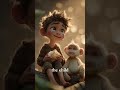“Everyone Ignored the Hungry Baby… Until a Monkey Helped #storyforkids#viralyoutubeshort#