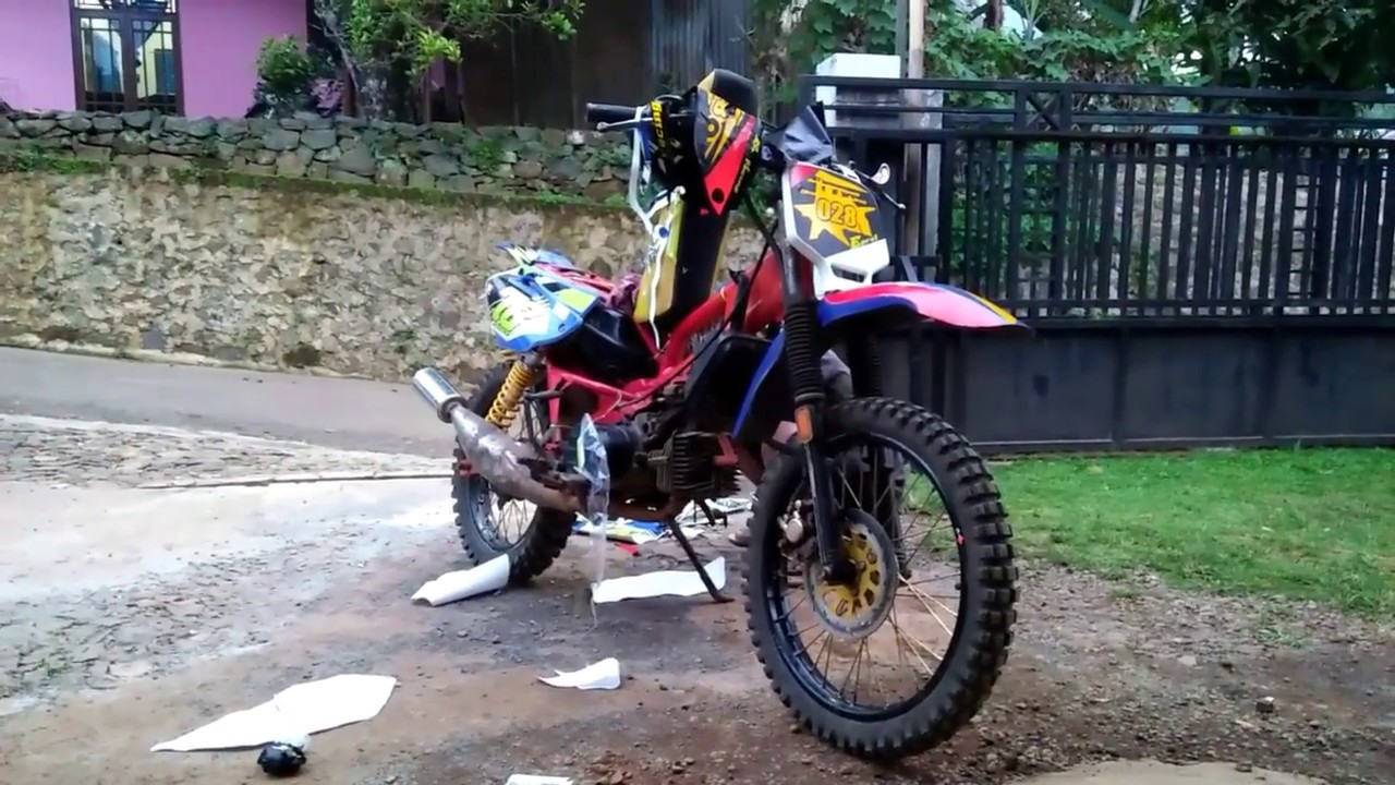Trail Custom F1ZR EpretRacing Pasang Sticker YouTube