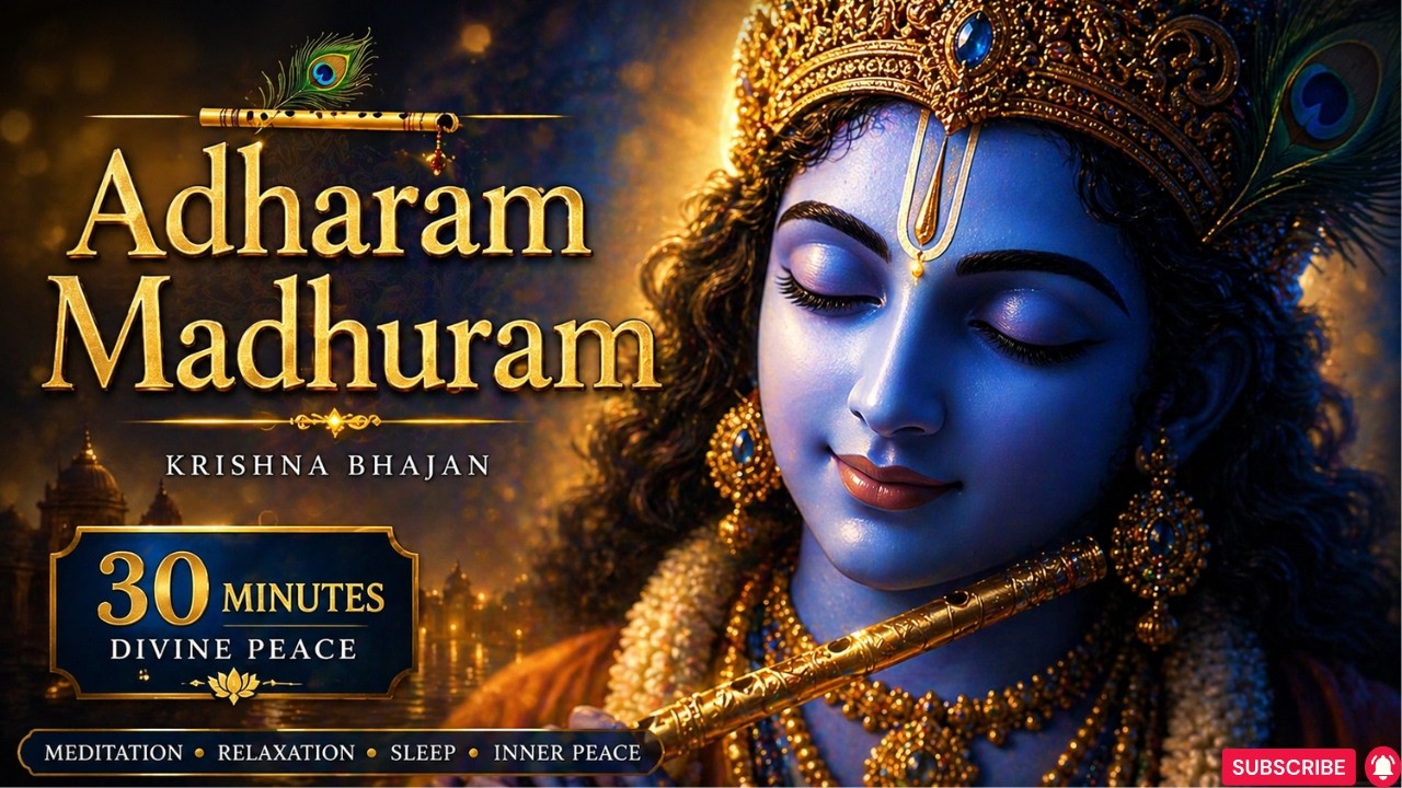 Adharam Madhuram | 30 Min Krishna Bhajan | Peaceful Meditation & Divine ...