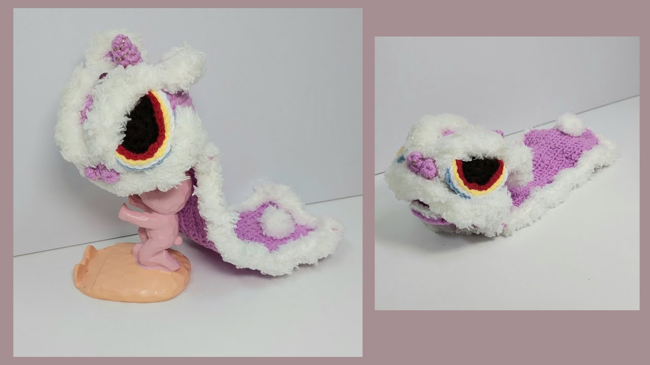 Auntie Nat's Crochet - Mini Lion Dance Decoration