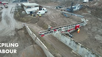 Telestack TSR 40 Radial Telescopic Conveyor Stockpiling