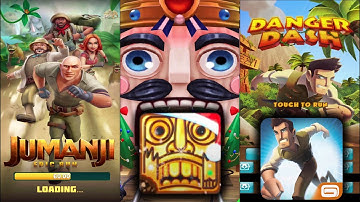 Jumanji Epic Run Vs Temple Run 2 Winter Toyland Vs Danger Dash   EndlessRun Gameplay Android
