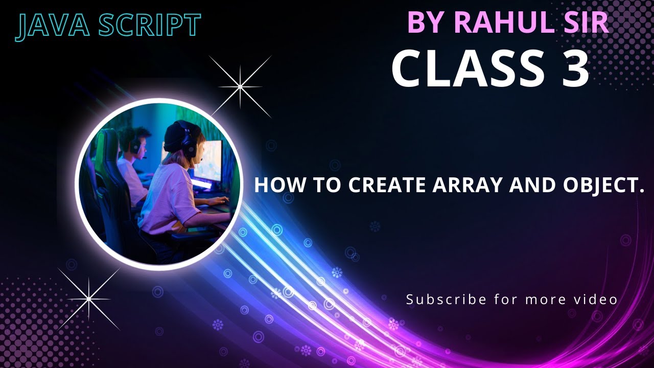 How to create Array And Object. - YouTube