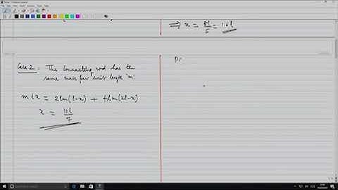 Problem Session-2: Motion of system of particles and rigid bodies