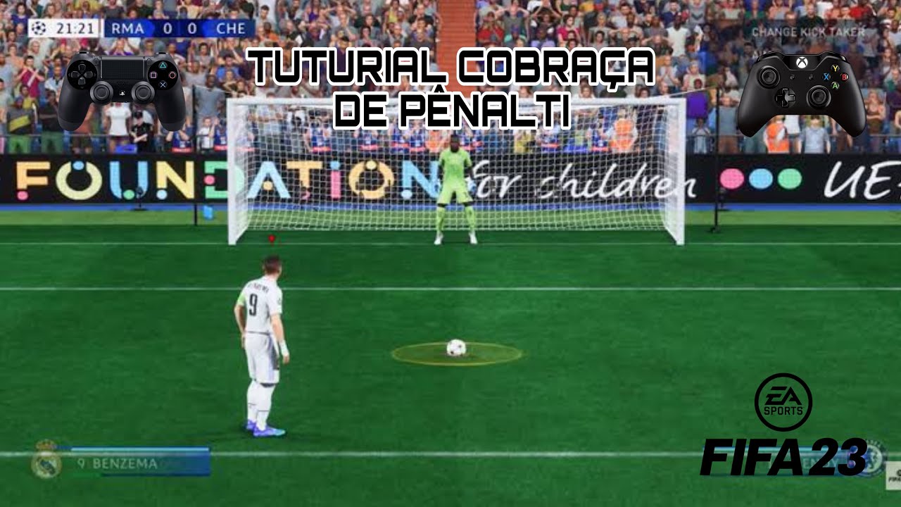 Se liga no tutorial de como bater pênaltis no FIFA 23 e nunca mais err